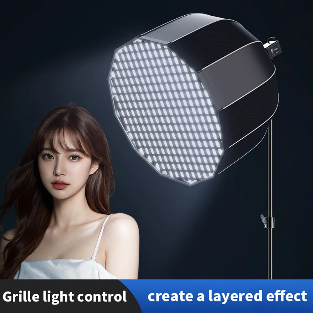 Bowens Mount Honeycomb Grid Softbox Kit Lamp Lantern Elinchrom One Step Quick Ball Diffuser Soft Light Modifier Video Shooting