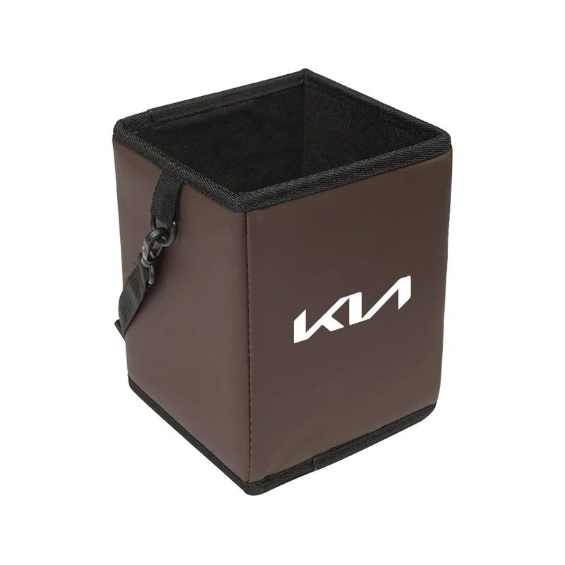 KIA Car Garbage Storage Box Multifunctional Organize Bag For KIA EV6 Stinger RIO Sorento Picanto Ceed Borrego Syros K4 K5 K8 K9