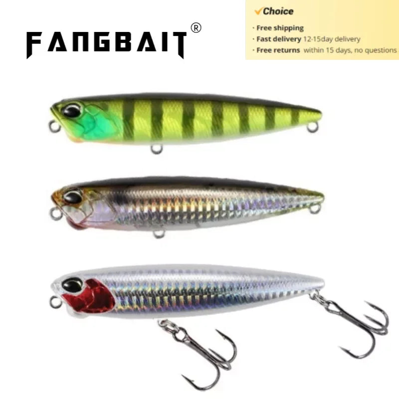 Fangbait fishing lure 2024 Stickbaits 65mm 100mm TopWater DUO Realis Pencil Lure Artificial Hard Bait japan fishing trout pike