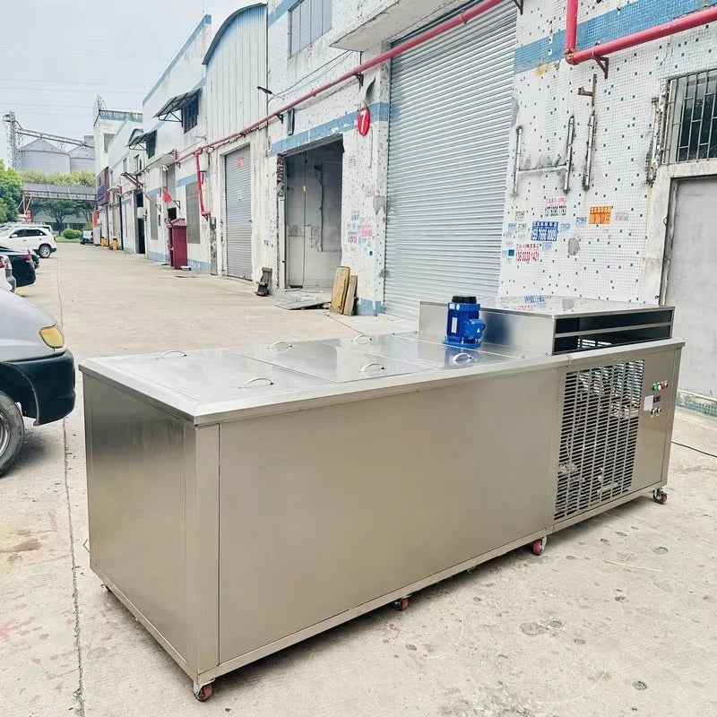 1 Ton Commercial Ice Cube Making Machine, Ice Machine for Cold Storage Building Cooling and Fresh Retention