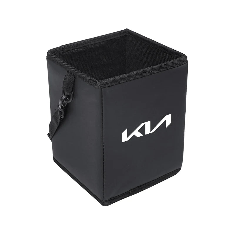 KIA Car Garbage Storage Box Multifunctional Organize Bag For KIA EV6 Stinger RIO Sorento Picanto Ceed Borrego Syros K4 K5 K8 K9