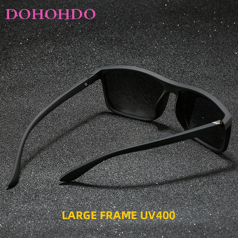 2023 Luxury Square Vintage Polarized Sunglasses For Men Women Fashion Travel Driving Anti-glare Sun Glasses Male Eyewear UV400