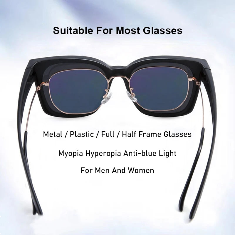 Sunglasses To Wear Over Glasses Vintage Polarized Sun Glasses For Men And Women Myopia Presbyopia Outdoor Driving Shades