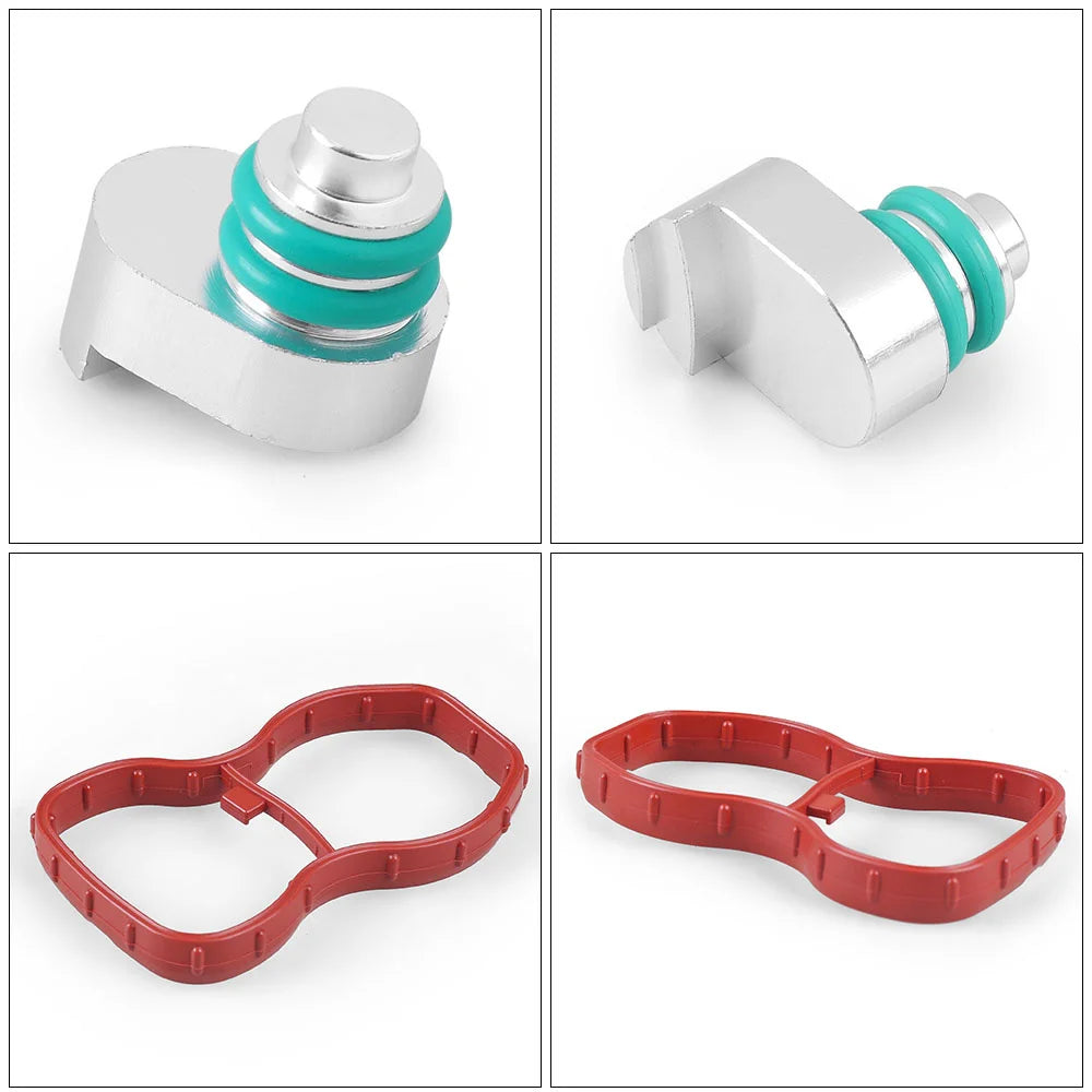 Intake Manifold Swirl Flap Blanking Plug Gasket Set Kit for BMW N57N N57Z 3.0d