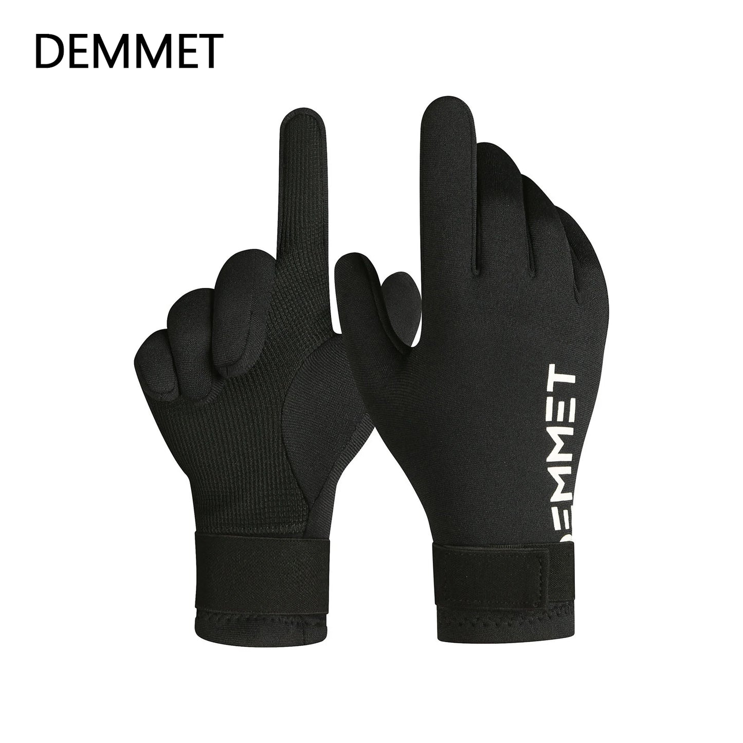 1.5mm Neoprene Diving Gloves Kids Boys Girls Five Finger Warm Wetsuit Winter Gloves Anti Slip for Snorkeling Surfing Fishunting