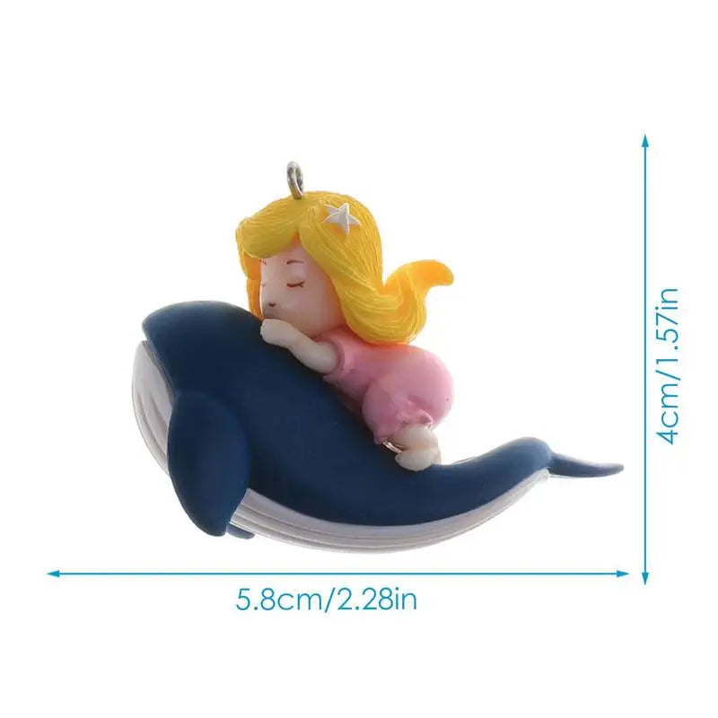 Aquarium Decoration Accessories Astronaut Whale Mermaid Girl Ornaments Fish Tank Simulation Diver Diving Decor