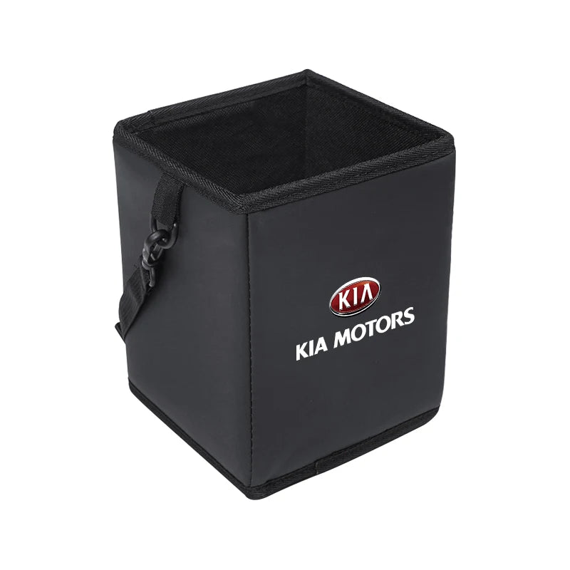 KIA Car Garbage Storage Box Multifunctional Organize Bag For KIA EV6 Stinger RIO Sorento Picanto Ceed Borrego Syros K4 K5 K8 K9