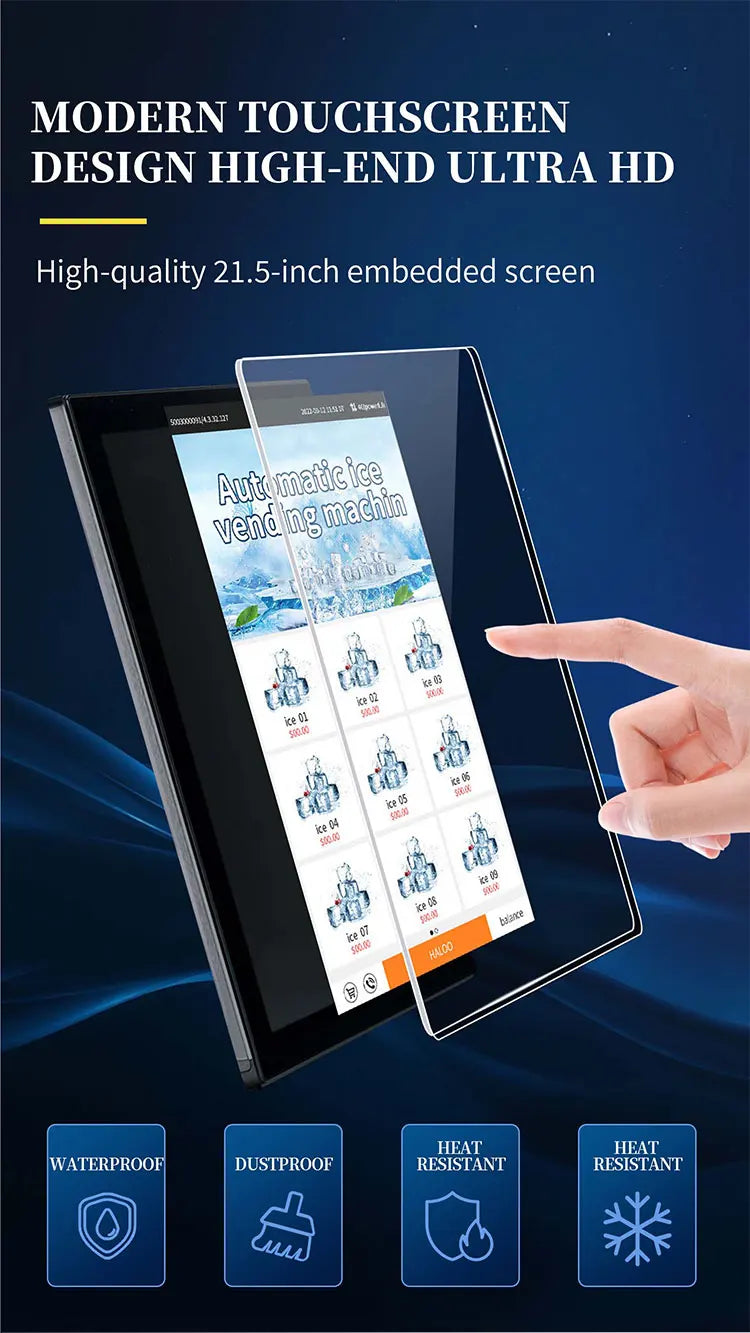 Ice Dispenser Vending Machine for Biz Ice Cube Vending Machine Self Service Commercial Ice Cubes Making Vending Machine Custom