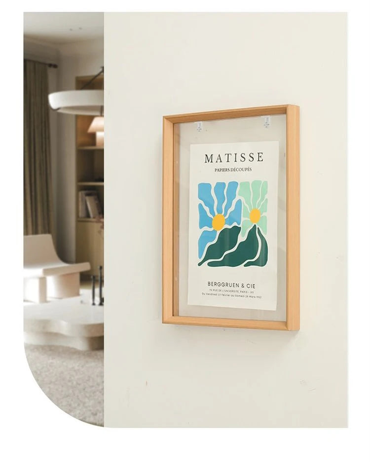 Picture Frames Made of Solid Wood and High Definition Acrylic Display Pictures Photos,Paintings,Posters Wall Mounting Desktop