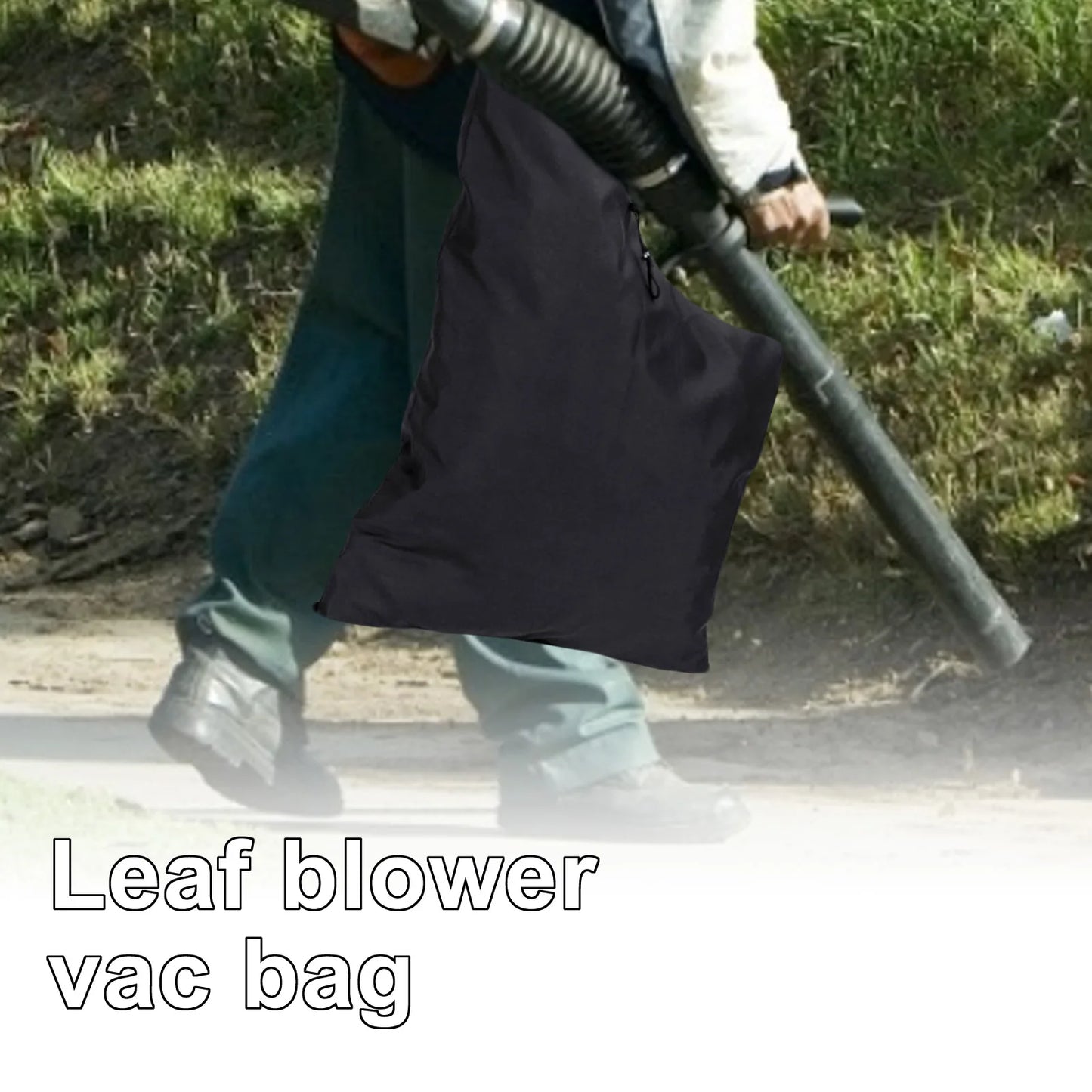 Universal Leaf Blower Bag Falling Leaf Vacuum Bottom Bag Garden Vacuum Bag With Zipper Design Perfect Compatibility Yard Leaves