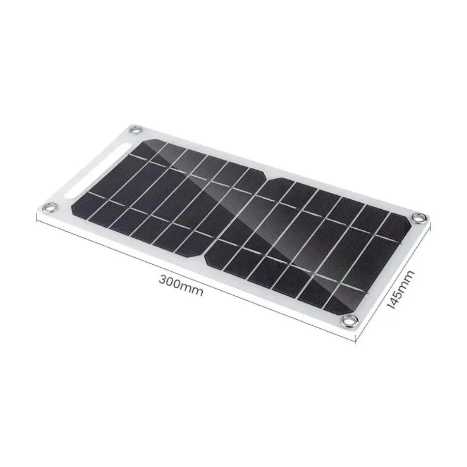 Solar Panel Can be fixed backpack 5-35W USB Waterproof Portable Charger for Outdoor Hiking, Camping, and Mobile Phone Charging