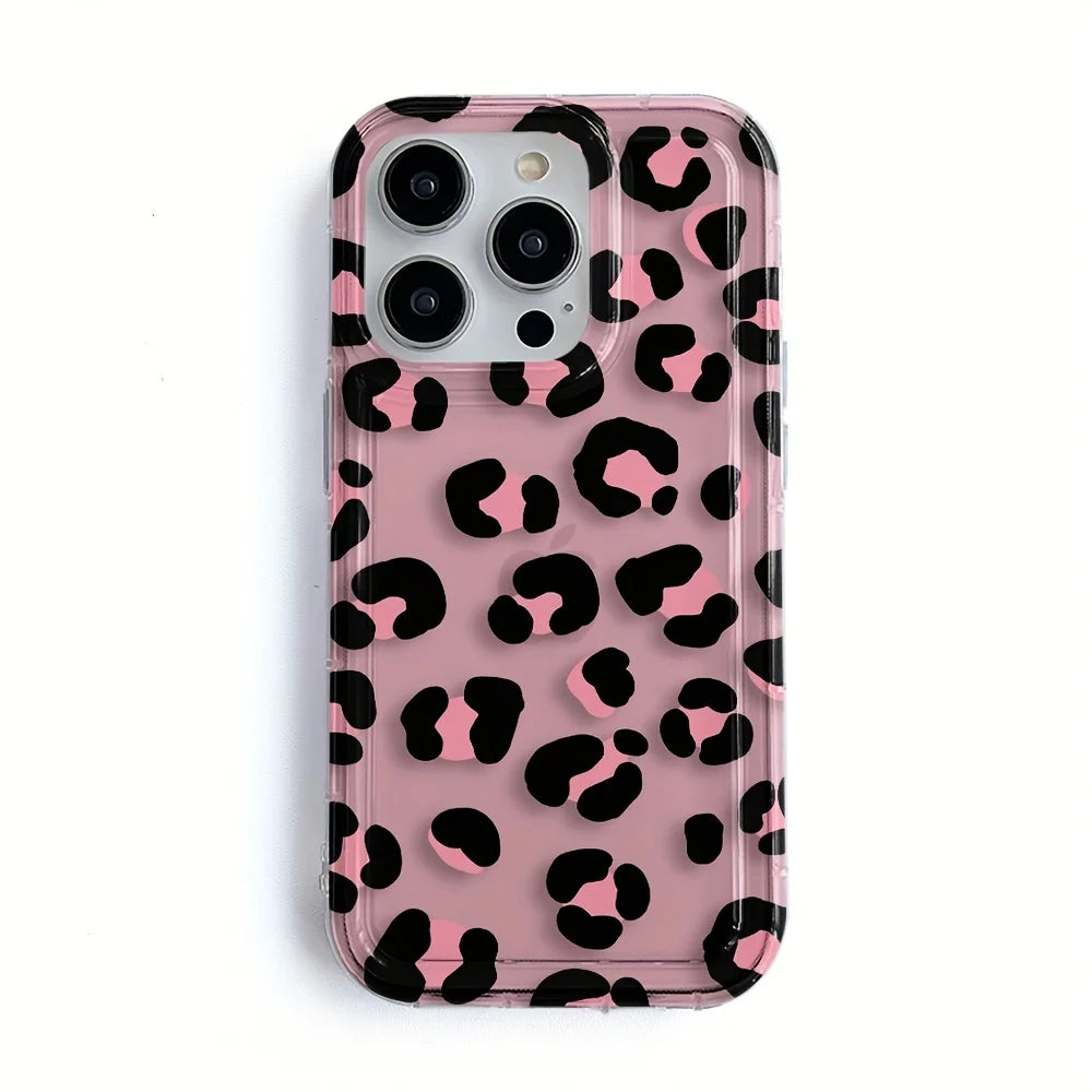 Fashion Design Leopard Airbag Phone Case For Xiaomi 11 Lite 5G NE 14 13T 13 12T 12 Pro Poco M6 X6 F5 X5 X3 Pro Soft Clear Cover