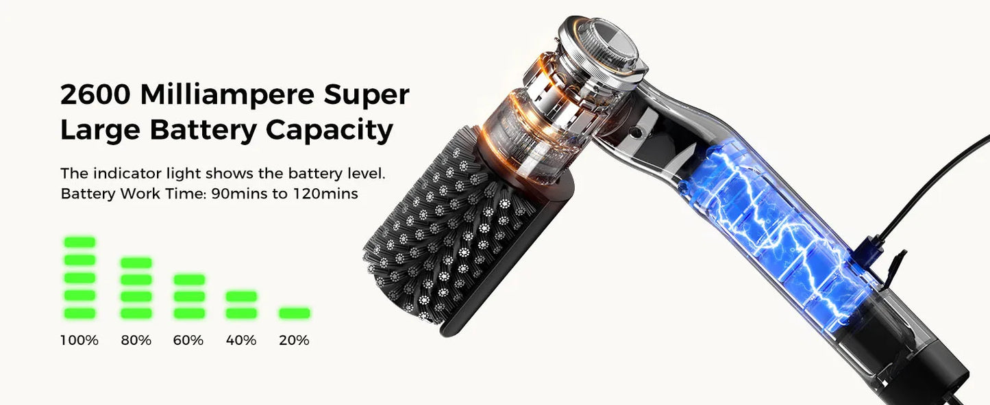 Electric Rotating BBQ Grill Brush Heavy Duty Grease Cleaner New Roller Brush Cleaning Barbecue Grid Brush Tool or Brush Head