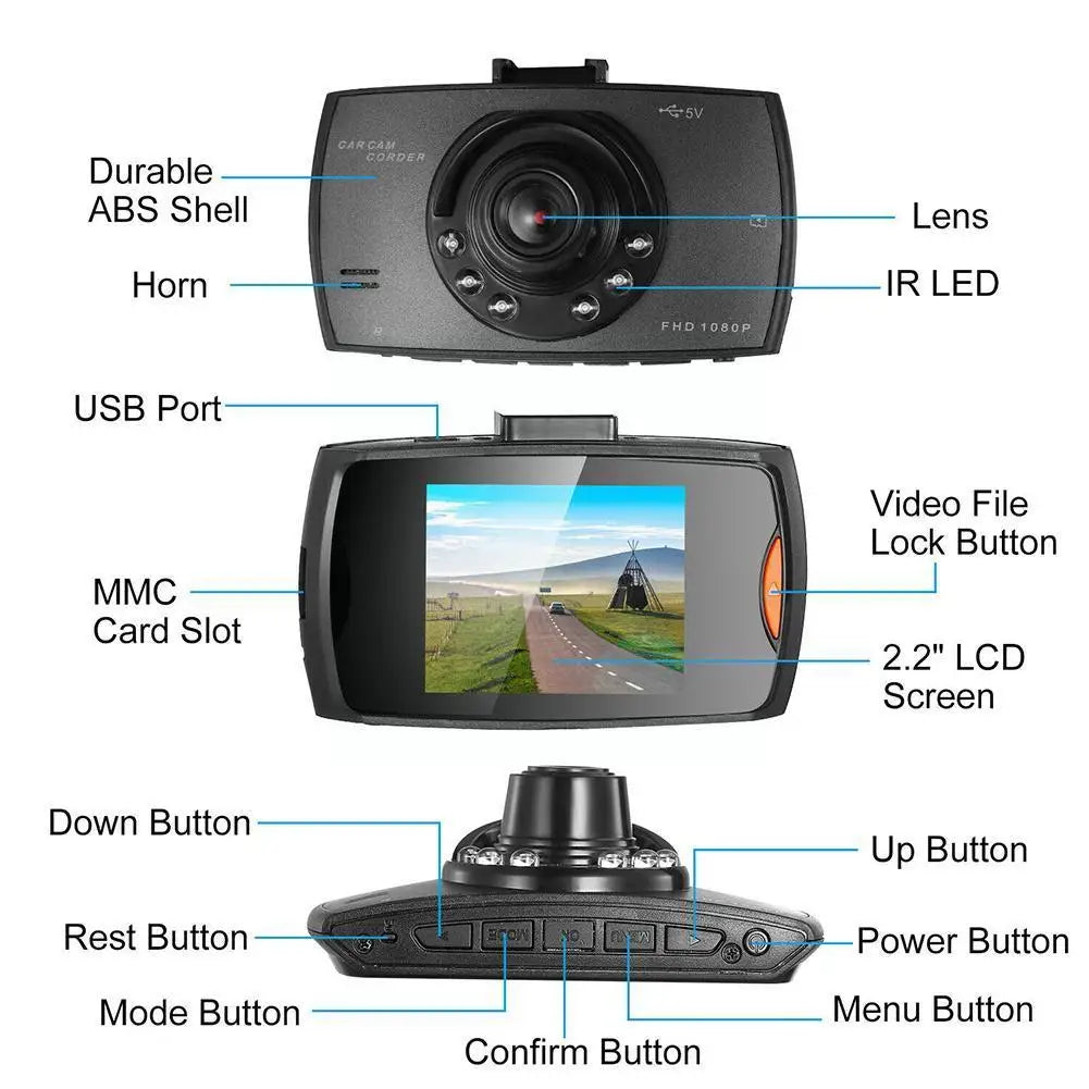 Customizable Tachograph car video recorder car camera