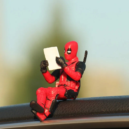 10 Styles Optional Car Interior X-man Deadpool Auto Dashboard Rearview Mirror Decoration Figure Humorous Funny Anime  Gifts