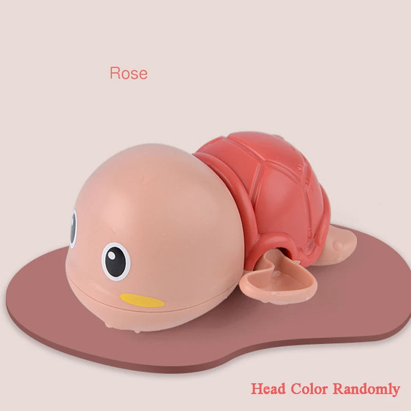 Cartoon Frog Bath Toy For Baby Swimming Pool Bathroom Beach Shower Game Duck Wind-up Clockwork Toy Summer Children Kid Water Toy