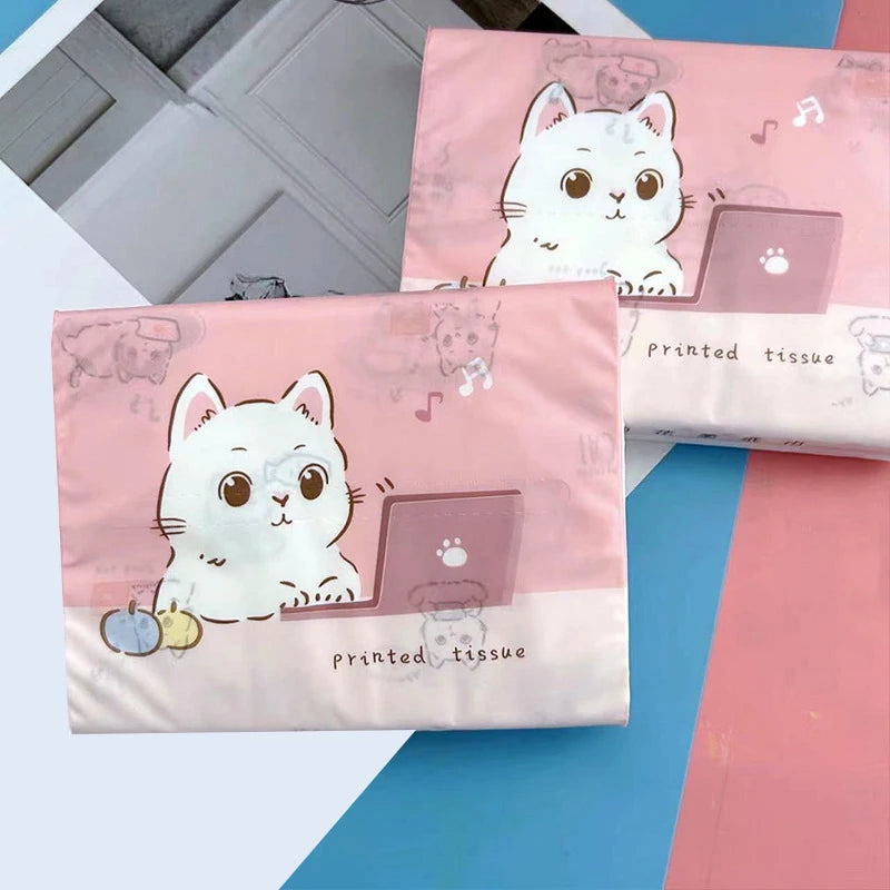 1pack (40 Sheets）Disposable Face Towel Tissue Soft Thick Dry Wipe Tissue Household Napkins Paper Towels Toilet Paper