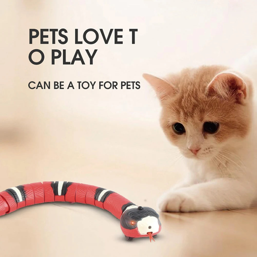 Novelty Snake Toy Funny Cat Interactive Toys Cat Stick Snake Tease Pet Dogs Play Mischief Novelty Gift Kitten Interactive Teaser