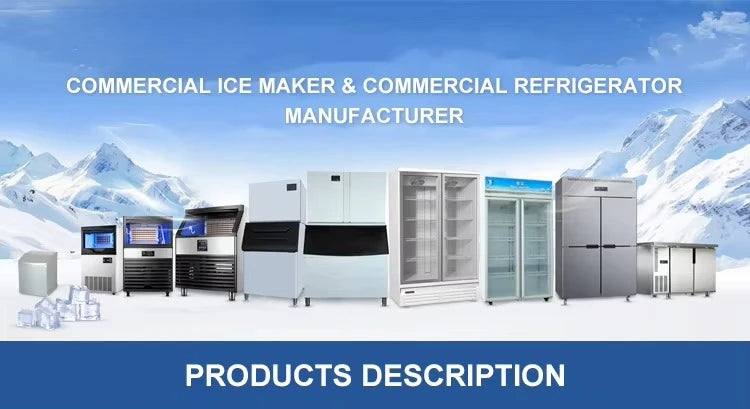 Ice Maker Commercial Ice Cube Machine Factory with air Cooling or Water Cooling