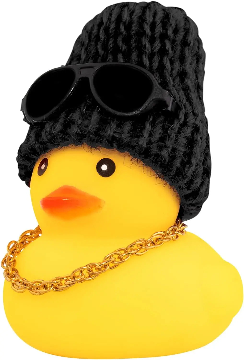 Rubber Duck Car Ornaments Yellow Duck Car Dashboard Decorations with Propeller Helmet for Christmas Decor and Home Decorations