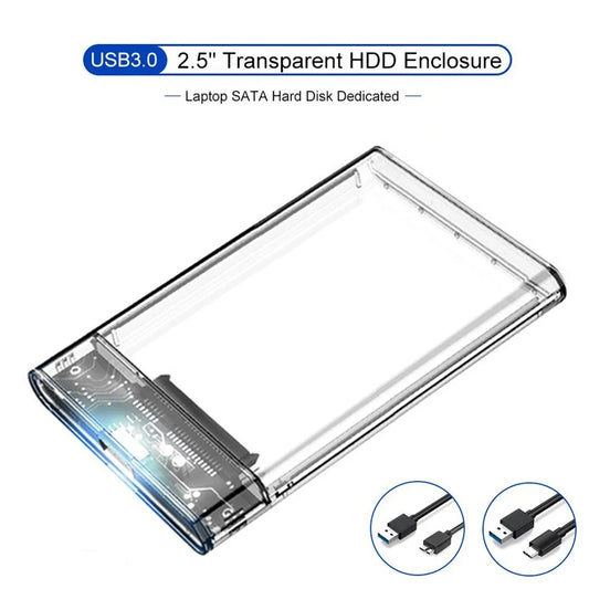 2.5inch HDD SSD Case USB 3.0 HDD Enclosure USB to SATA External Hard Drive Disk Case for Laptop SATA Box SSD Hard disk Box