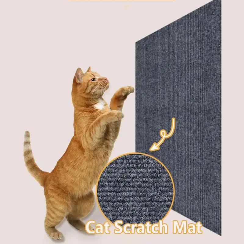 Anti Cat Scratch Board Sofa Protection Kitten Climbing Mat Paws Sharpen Diy Cut Pasted Wall Carpet Pet Scratch Board Cats Toys