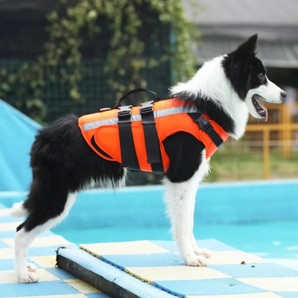 S-XXL Pet Dog Life Jacket Safety Clothes Life Vest Swimming Clothes Swimwear for Dog Husky French Bulldog Dog Clothes Reflective