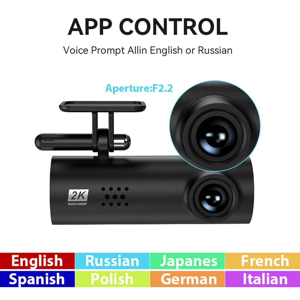 NOYAFA LF9 Pro WIFI Dash Cam 4K/2K DVR for Car Camera 24 Hour Parking Monitoring Loop Recording Car Camera With IR Night Vision