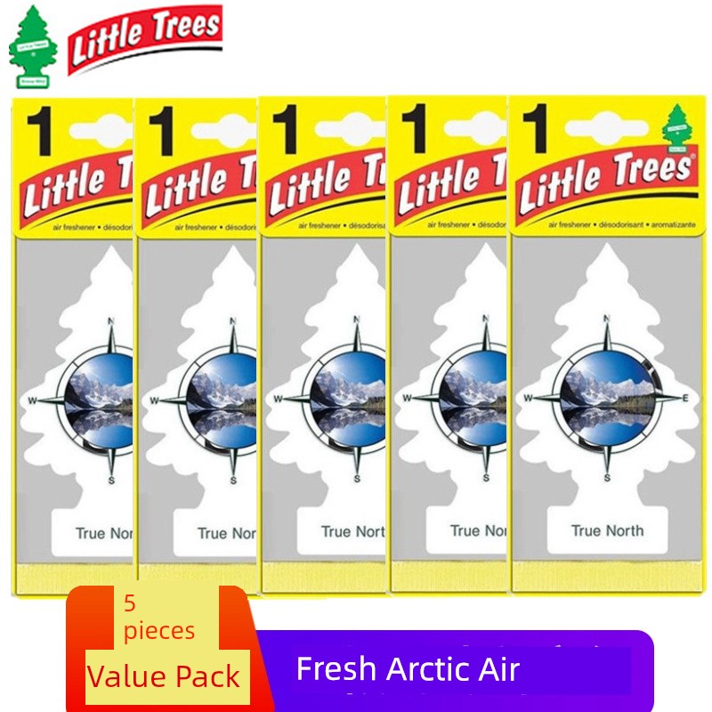 American Small Tree Jasmine Scented Green Tea Car Aromatherapy High-End Car Essential Oil Perfume Pendant Interior Decoration Supplies Car Interior Lasting Suit