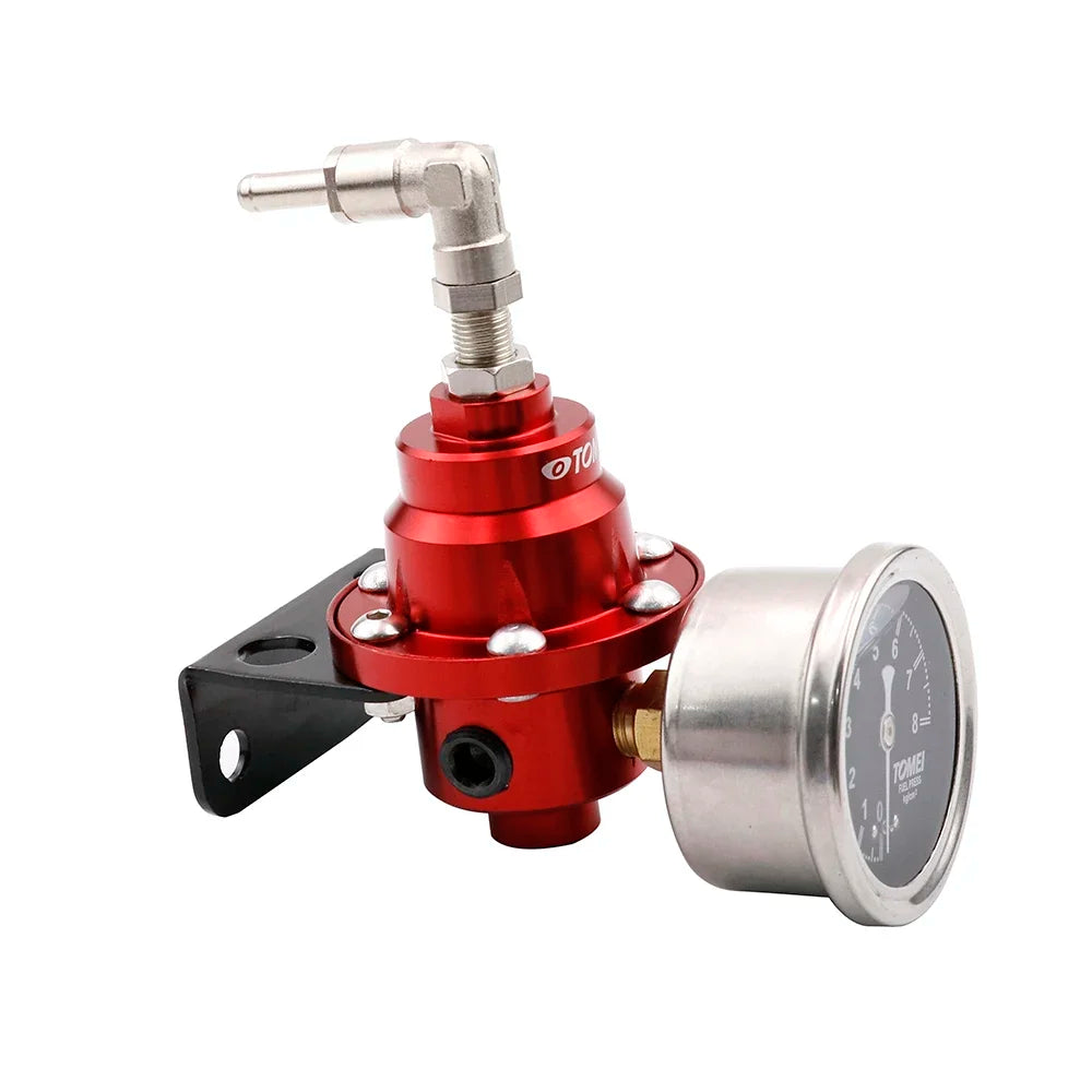 Original Adjustable Racing Fuel Pressure Regulator With gauge and instructions