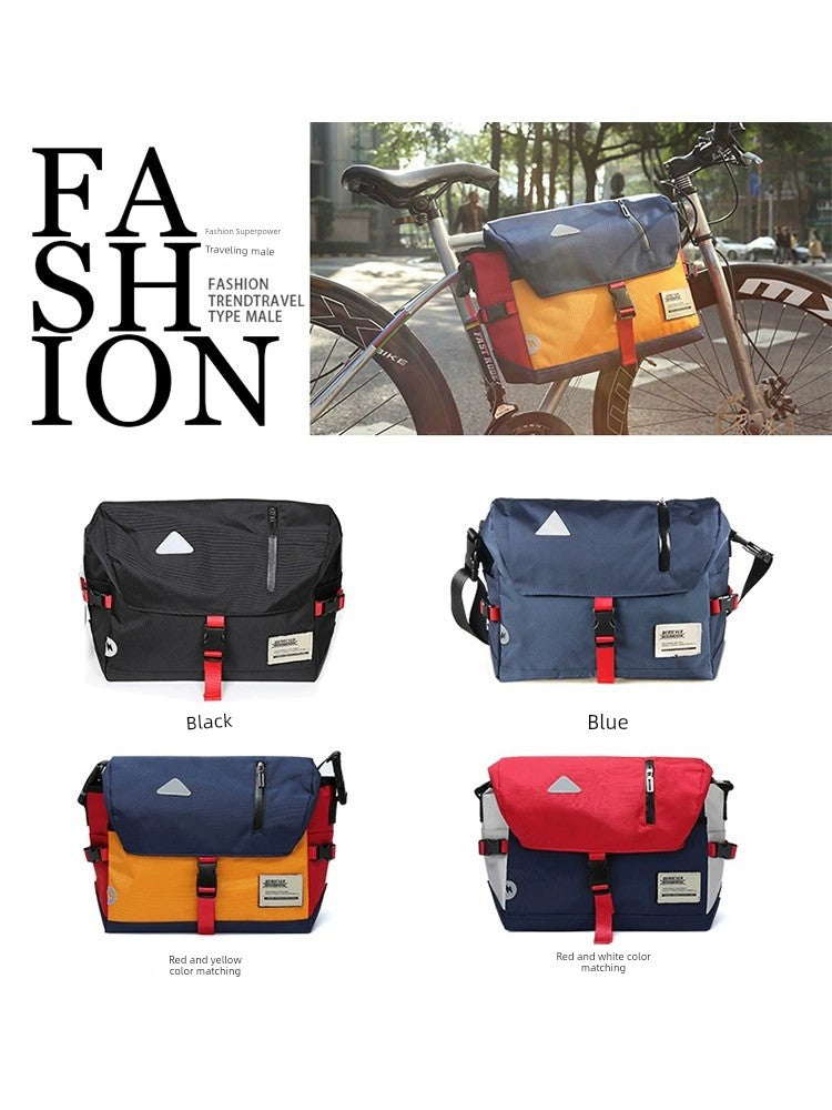 One Shoulder Trendy Japanese Style Cycling Student Messenger Bag