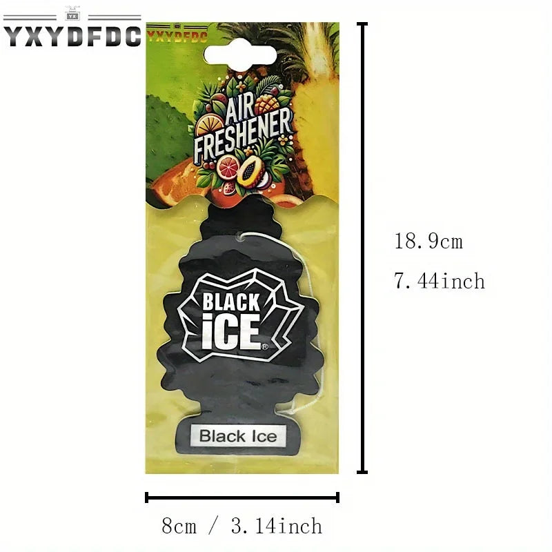 YXYDFDC Car Air Freshener Natural scented tea paper Auto Hanging  perfume fragrance christmas tree car accessories interior