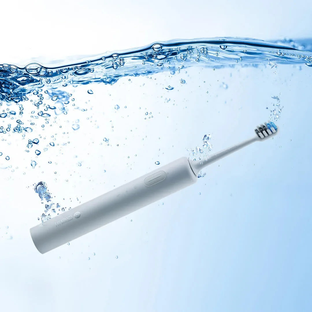 Dr.BEI Sonic Electric Toothbrush C1 IPX7 Level Waterproof Wireless Induction Charging 20 Days Standby with 2pcs Toothbrush Head
