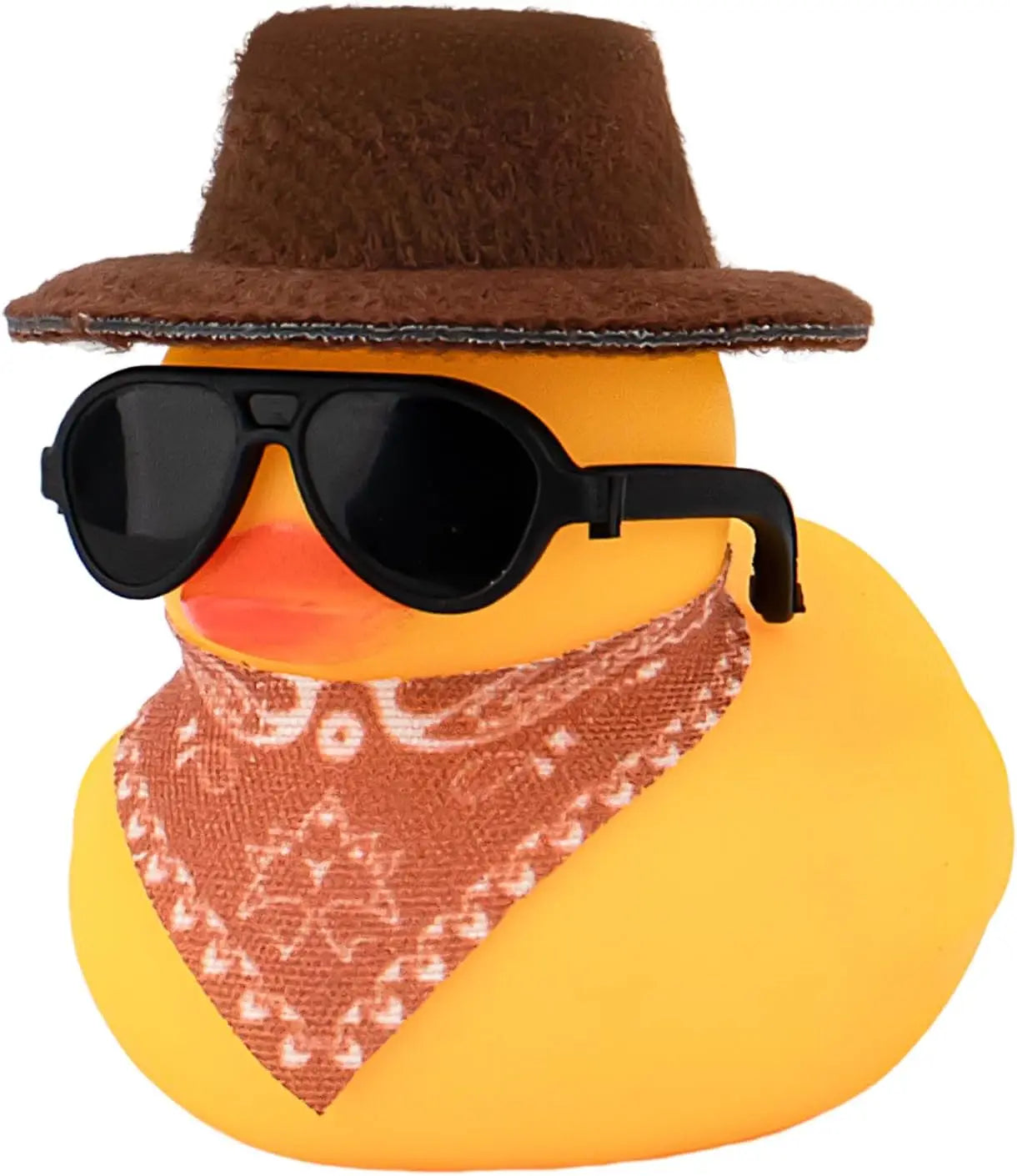 Rubber Duck Car Ornaments Yellow Duck Car Dashboard Decorations with Propeller Helmet for Christmas Decor and Home Decorations