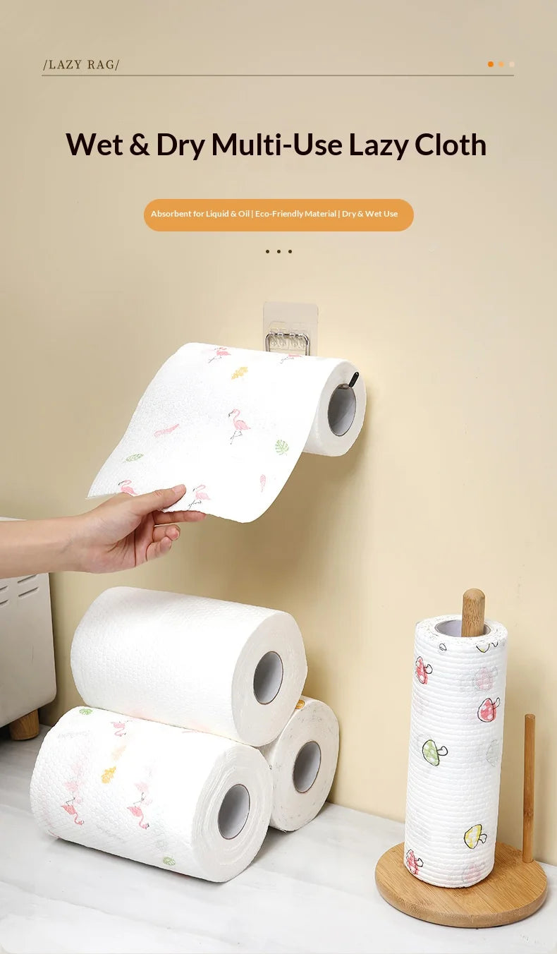Thick, Washable, Printed, All-Purpose Kitchen Cloth – Suitable for Both Wet and Dry Cleaning, Lint-Free and Ideal for Washing Up