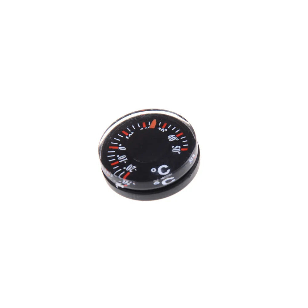 Diameter 20mm Plastic Round Mini Thermometer mini spirit Circular Thermograph