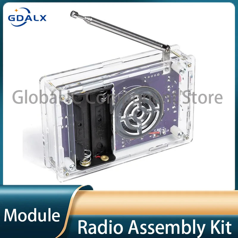 Radio Assembly Kit FM Circuit Board Production MCU DIY Electronic Production (Need To Be Assembled By Yourself)