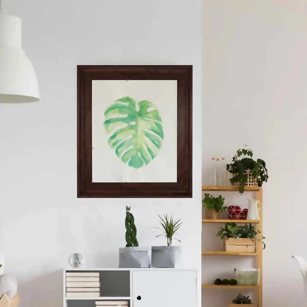 Oil Painting Frame 20x30cm Coffee Brown Canvas Floating Frames Wooden Picture Frames For Photo Picture Home Decoration