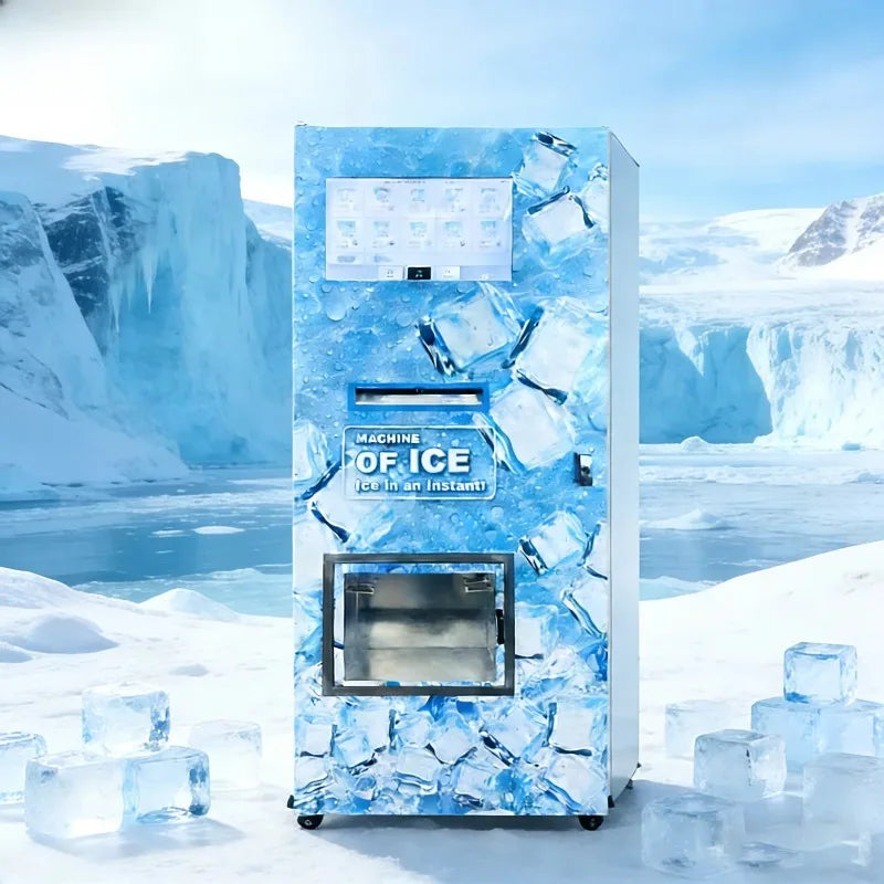 Ice Dispenser Vending Machine for Biz Ice Cube Vending Machine Self Service Commercial Ice Cubes Making Vending Machine Custom