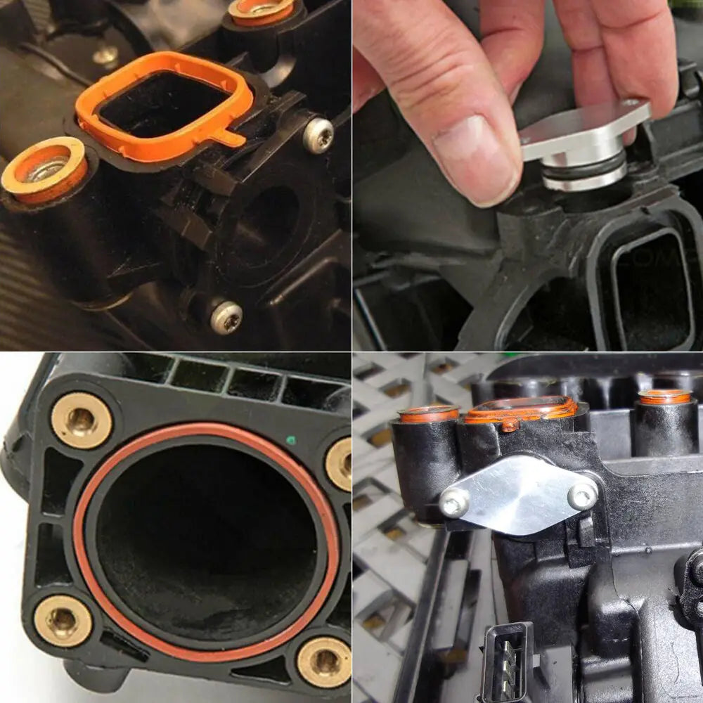 6X33mm 6X22mm Auto Replacement Parts for BMW 05+ Swirl Blanks Flaps Repair Delete Kit with Intake Gaskets Key Blanks