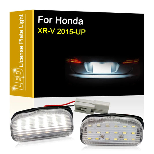 12V LED Number Plate Lamp For Honda XR-V XRV 2015 2016 2017 2018 2019 2020 White License Plate Light Assembly