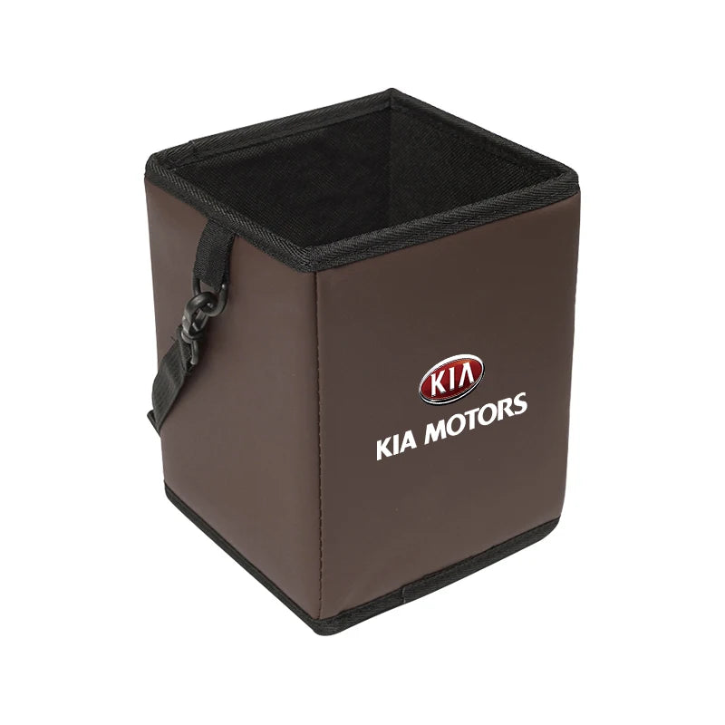 KIA Car Garbage Storage Box Multifunctional Organize Bag For KIA EV6 Stinger RIO Sorento Picanto Ceed Borrego Syros K4 K5 K8 K9