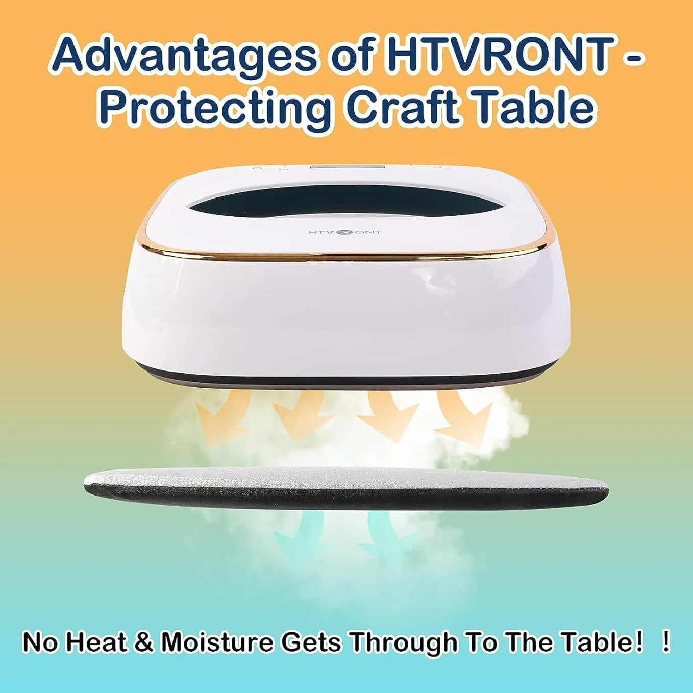 HTVRONT 15x15inch Easy Press Protective Resistant Mat Pad Heat Press Mat for Heat Press HTV T-Shirt For Heat Press Machines