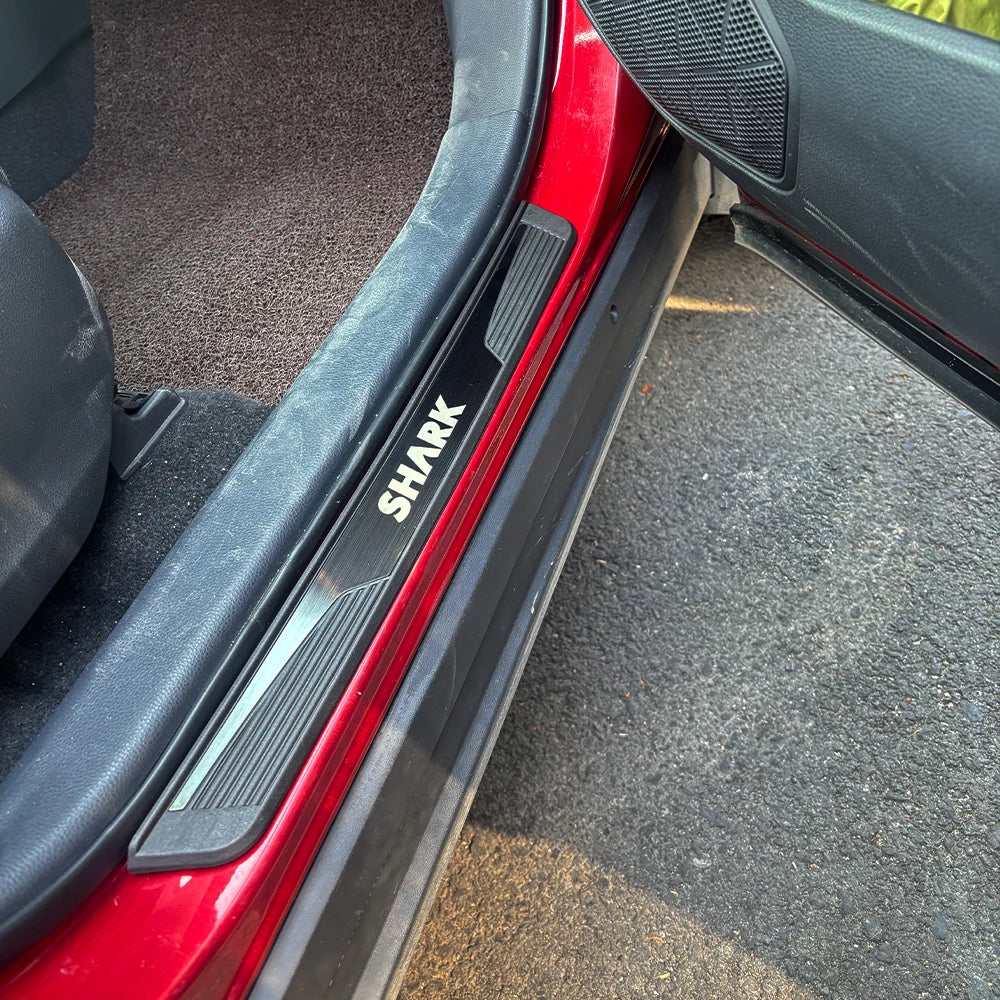 For BYD Shark 6 2024 Car Door Sill Scuff Plate Pedal Cover Trim Accessories Exterior Threshold Protector Auto Stickers
