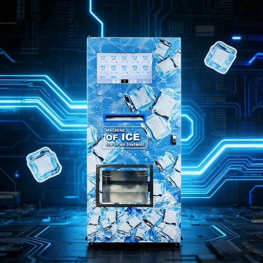 Ice Dispenser Vending Machine for Biz Ice Cube Vending Machine Self Service Commercial Ice Cubes Making Vending Machine Custom