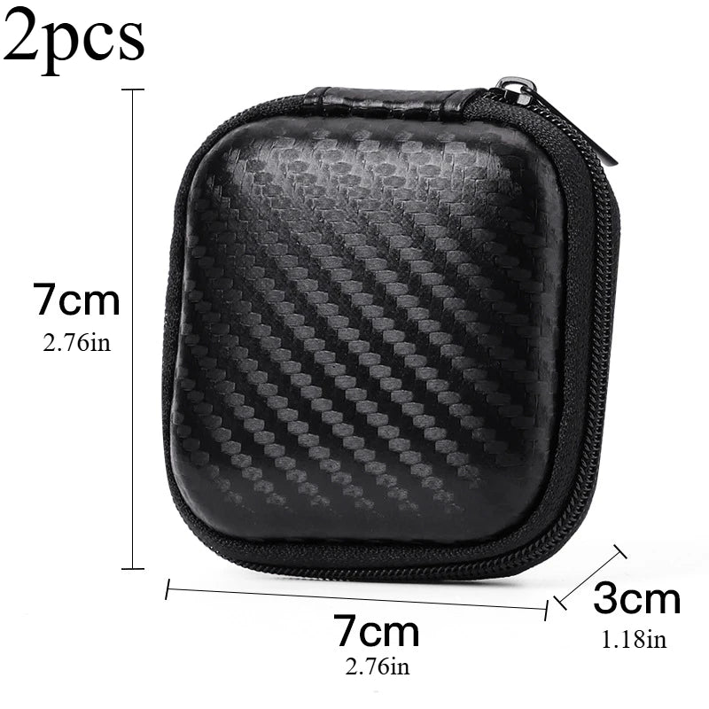 Portable EVA Phone Charger Shaver Zipper Bag Protection Case Hard Disk Data Cable Headphone Storage Pocket Pouch