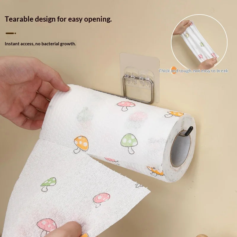 Thick, Washable, Printed, All-Purpose Kitchen Cloth – Ideal for Both Wet and Dry Cleaning, Dishwashing and Removing Grease