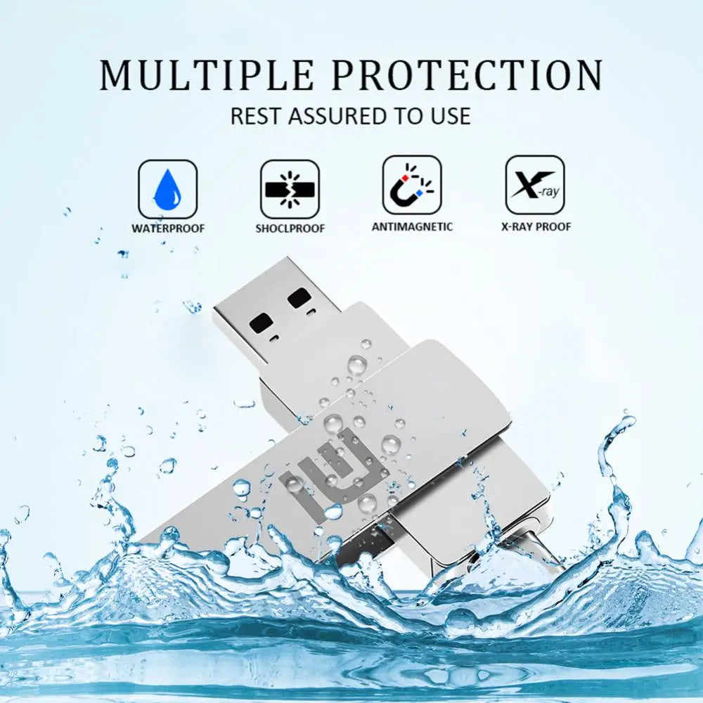 Original Xiaomi Metal USB Flash Drive 2TB USB U Disk Flash Drives High Speed Pendrive 1TB Portable USB Memory Drive Accessory