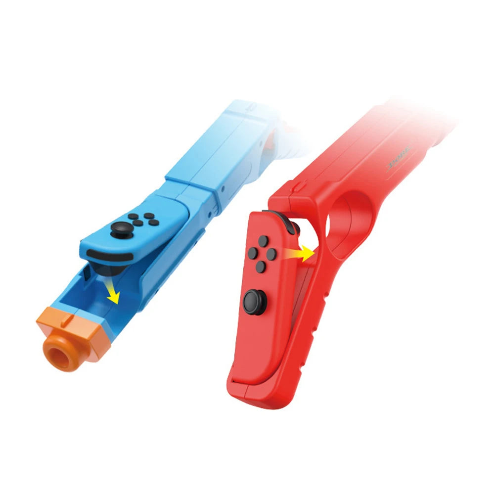 For Nintendo Switch OLED Handgrip Sense Joystick Shooting Gun Controller Gamepad Joypad Disc Card Storage Gaming Accessories