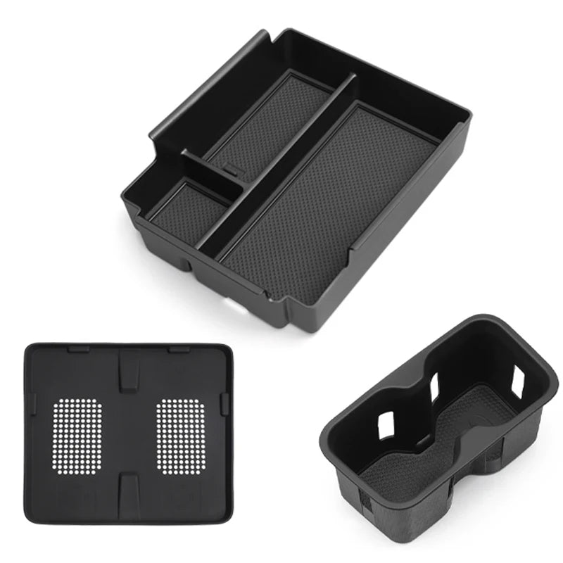 For BYD Shark 2024 2025 Center Console Armrest Storage Box Car Tray Organizers Cup holder protective cover Accessories Tidying